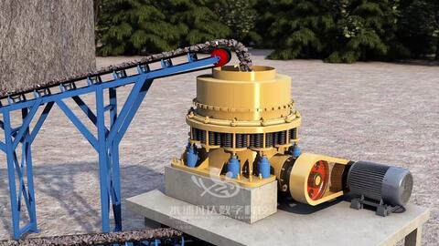 3D动画全景展示 一条完整的集中式供水砂石生产线